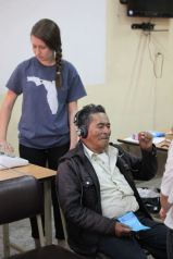 Administering the hearing test
