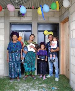 Juana now has a house big enough for her daughter and family to move in with her